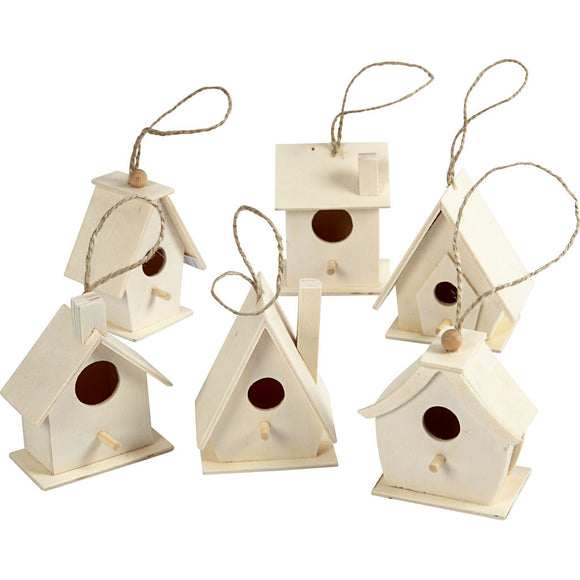 Bird House, H: 7 Cm, 1 Pc