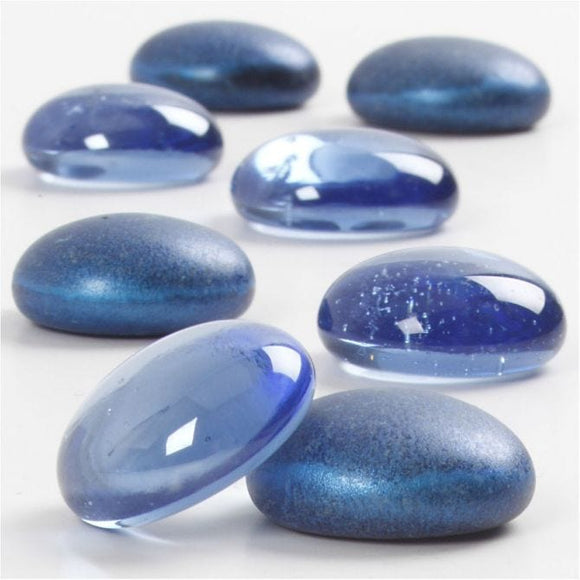 Glass Deco, 18-20 Mm, Blue, 370 G, 1 Pack