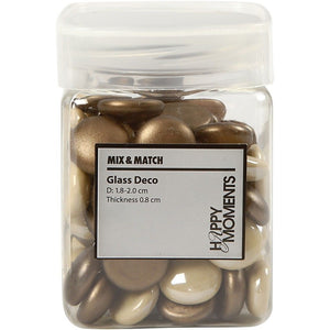 Glass Deco, 18-20 Mm, Brown, 370 G, 1 Pack