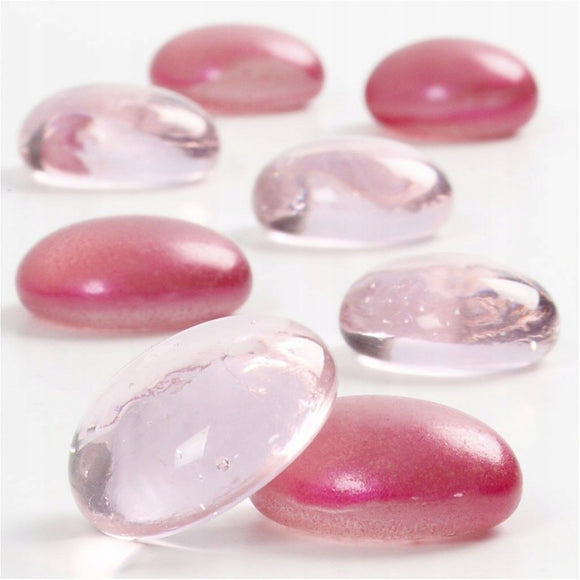 Glass Deco, 18-20 Mm, Pink, 370 G, 1 Pack