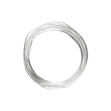 Silver-Plated Wire, 1,2 Mm, Silver-Plated, 3 M, 1 Roll