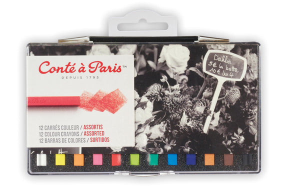 Conte A Paris Colour Carre [Set Of 12] - Assorted