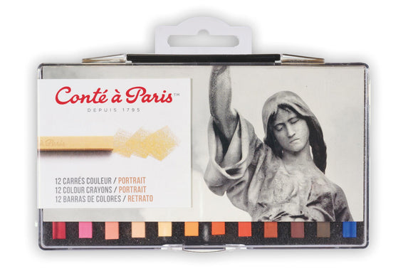 Conte A Paris Colour Carre [Set Of 12] - Portrait