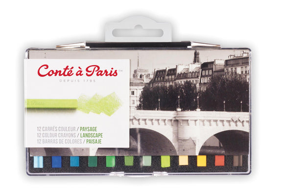 Conte A Paris Colour Carre [Set Of 12] - Landscape