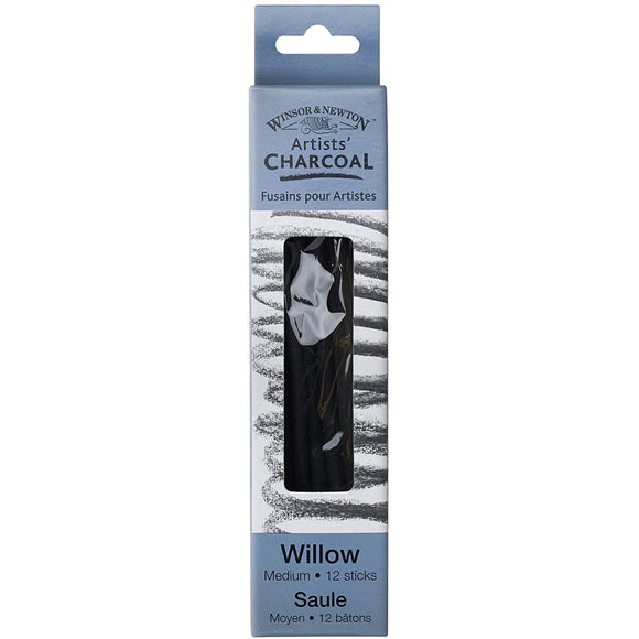 Winsor & Newton Willow Charcoal Thin 12 Sticks