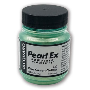 Jacquard Pearl-Ex Duo Green Yellow