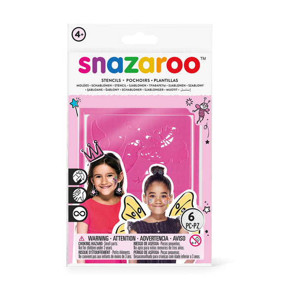 Snazaroo Face Paint Stencils Girls/Fantaisy