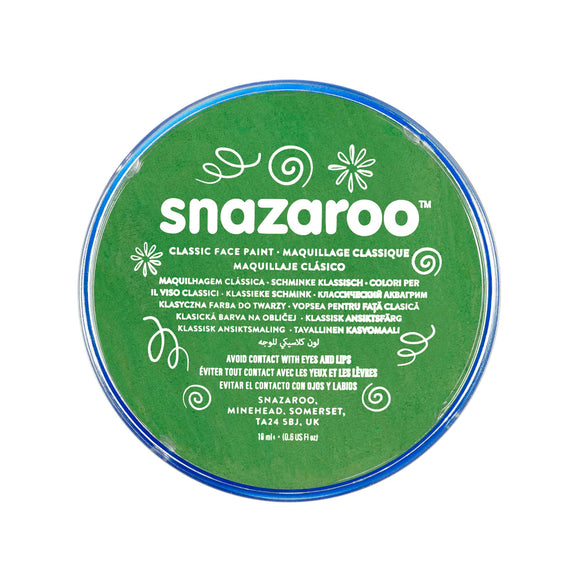 Snazaroo Classic Face Paint 18Ml Pot Dark Green