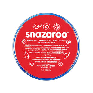 Snazaroo Classic Face Paint 18Ml Pot Bright Red