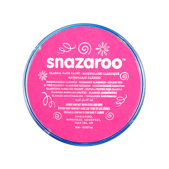 Snazaroo Classic Face Paint 18Ml Pot Pink