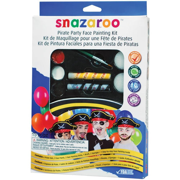 Snazaroo Palette Party Kit Pirate Central Europe Cluster