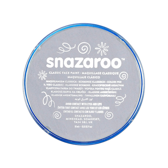 Snazaroo Classic Face Paint 18Ml Pot Dark Grey