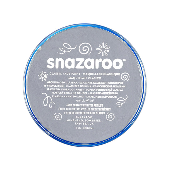 Snazaroo Classic Face Paint 18Ml Pot Dark Grey
