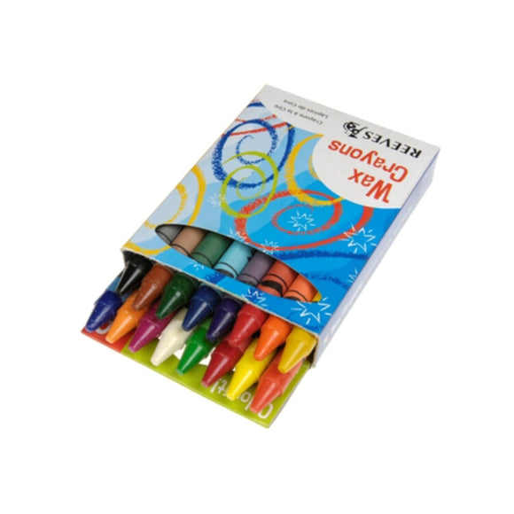Boite de 12 crayons colorés à la cire twistable - Lefranc