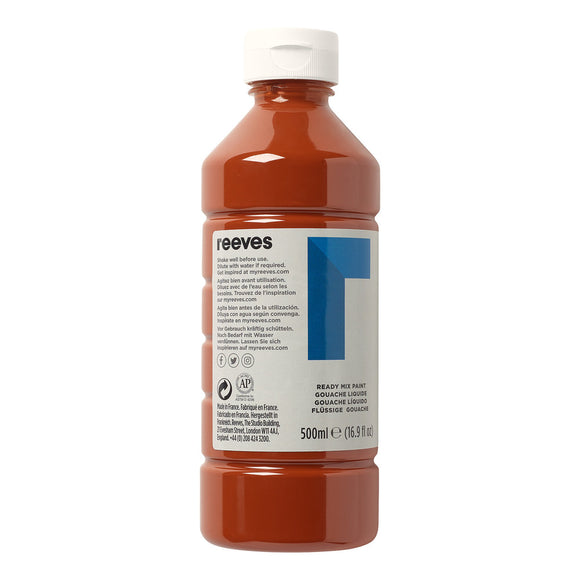 Reeves Readymix 500Ml Burnt Sienna