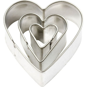 Metal Cutters, Heart, 40X40 Mm, 3 Pc, 1 Pack