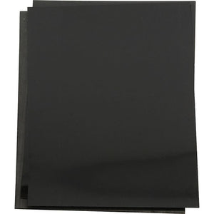 Shrink Plastic Sheets, 20X30 Cm, Matt Black, 10 Sheet, 1 Pack