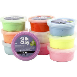 Silk Clay®, Asstd. Colours, Basic 2, 10X40G