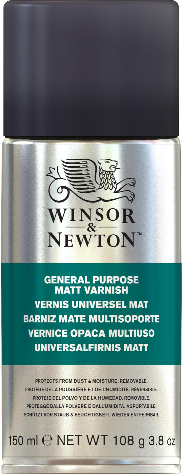 Winsor & Newton General Purpose Matt Varnish Spray 150Ml