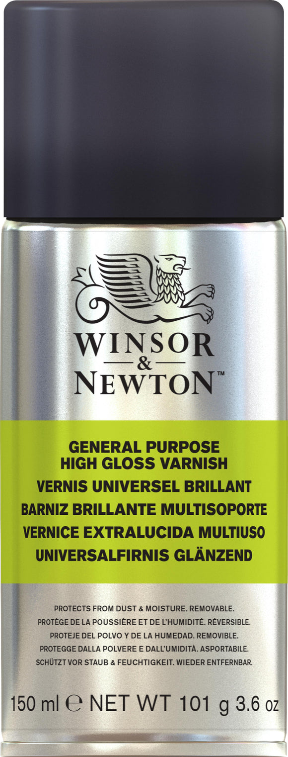 Winsor & Newton General Purpose High Gloss Varnish Spray 150Ml