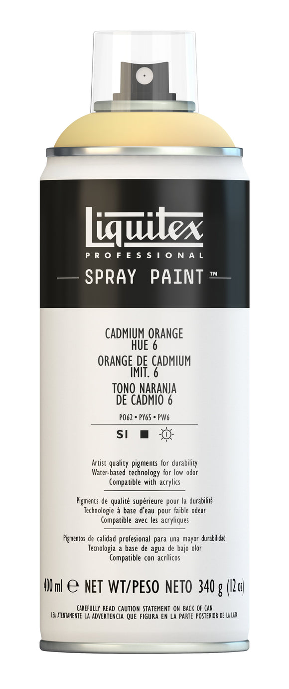 Liquitex Acrylic Spray 400Ml Cadmium Orange Hue 6