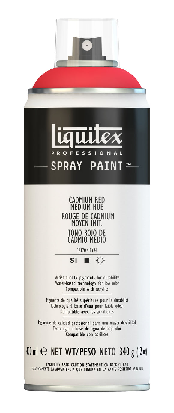 Liquitex Acrylic Spray 400Ml Cadmium Red Medium Hue