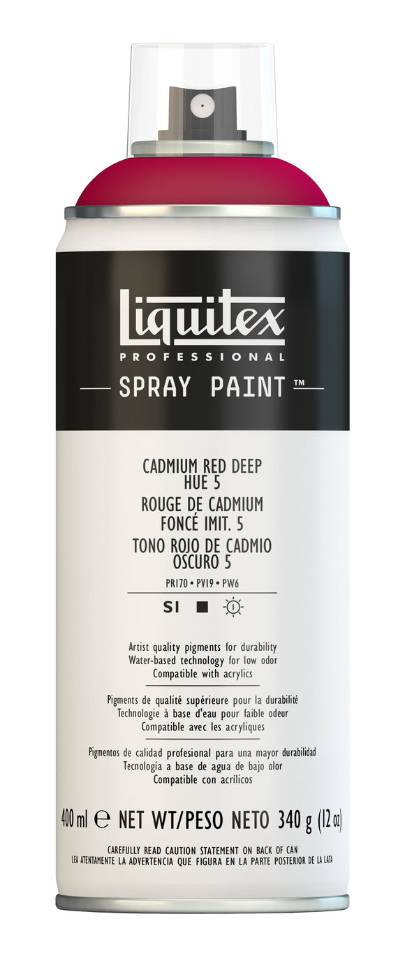 Liquitex Acrylic Spray 400Ml Cadmium Red Deep Hue 5