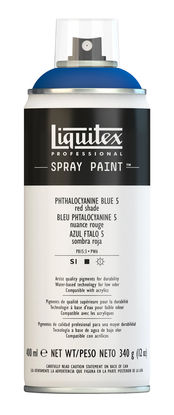 Liquitex Acrylic Spray 400Ml Phthalo Blue 5 (Red Shade)