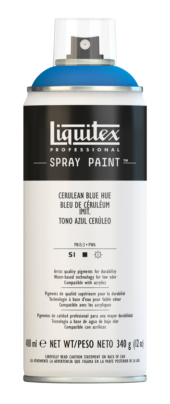 Liquitex Acrylic Spray 400Ml Cerulean Blue Hue