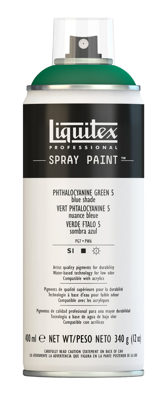 Liquitex Acrylic Spray 400Ml Phthalo Green 5 (Blue Shade)