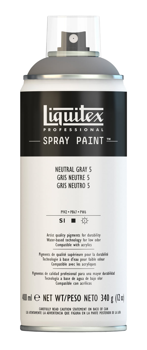 Liquitex Acrylic Spray 400Ml Neutral Grey 5