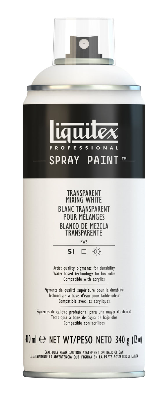 Liquitex Acrylic Spray 400Ml Transparent Mixing White
