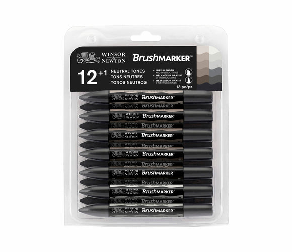 Winsor & Newton Brushmarker 12 Greys