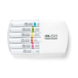 Winsor & Newton Pigment Marker 6 Set Vibrant Tone