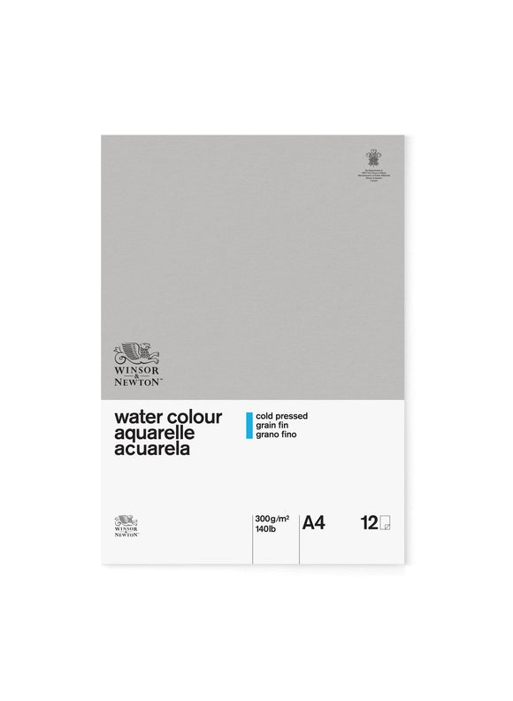 Winsor & Newton Classic Water Colour Pad, Cold 300G, A4, 12Pages