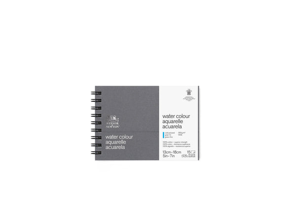 Winsor & Newton Professional Water Colour Pad Journal, Cold, 300G, 13X18Cm, 15Pages