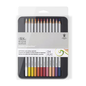 Winsor & Newton Precision Pencil Coloured X24 Tin Set
