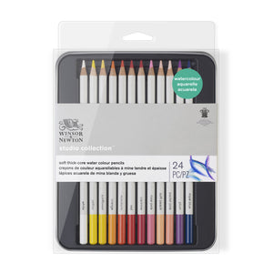 Winsor & Newton Precision Watercolour Pencil X24 Tin Set