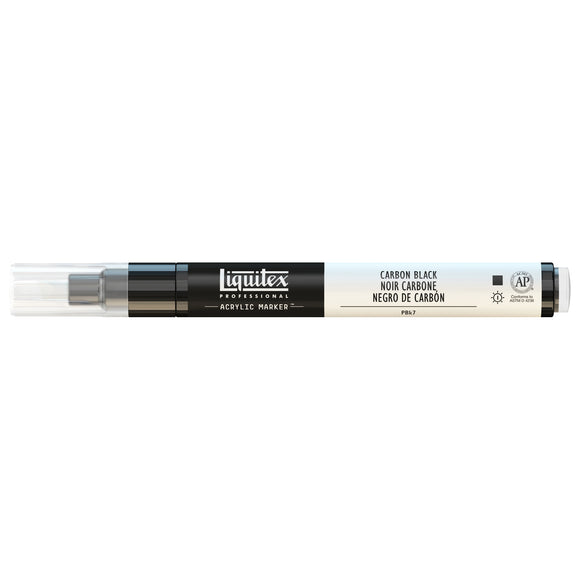 Liquitex Paint Marker Fine - Carbon Black, 2Mm