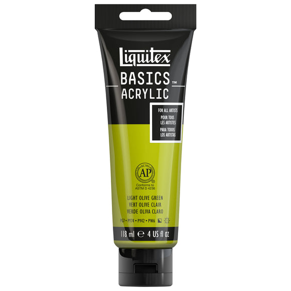 Liquitex Basics Acrylic Colour 118Ml Tbe Light Olive Green