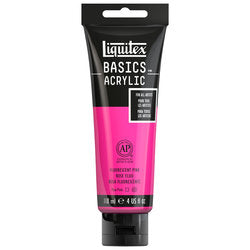 Liquiitex Basics Colour 118Ml Tube Fluorescent Pink
