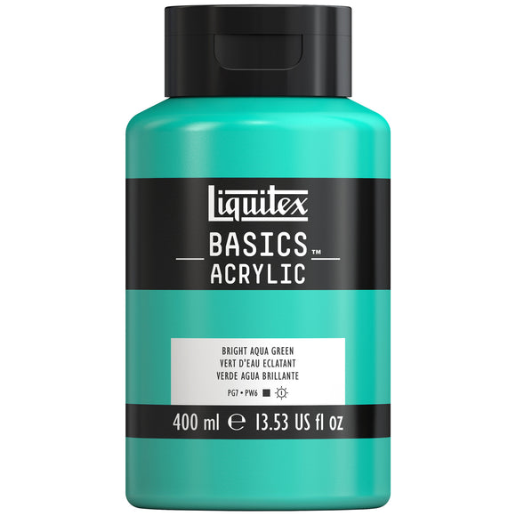 Liquitex Basics Acrylic Colour 400Ml Jar Bright Aqua Green