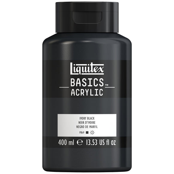 Liquitex Basics Acrylic Colour 400Ml Jar Ivory Black