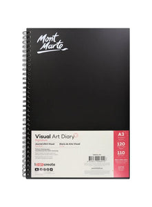Mont Marte Signature Visual Art Diary 110Gsm A3 120 Page