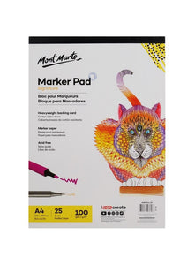 Mont Marte Signature Marker Pad A4 (8.3 X 11.7In) 25 Sheets 100Gsm