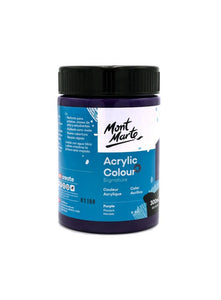 Mont Marte Signature Acrylic Colour 300Ml (10.1Oz) - Purple