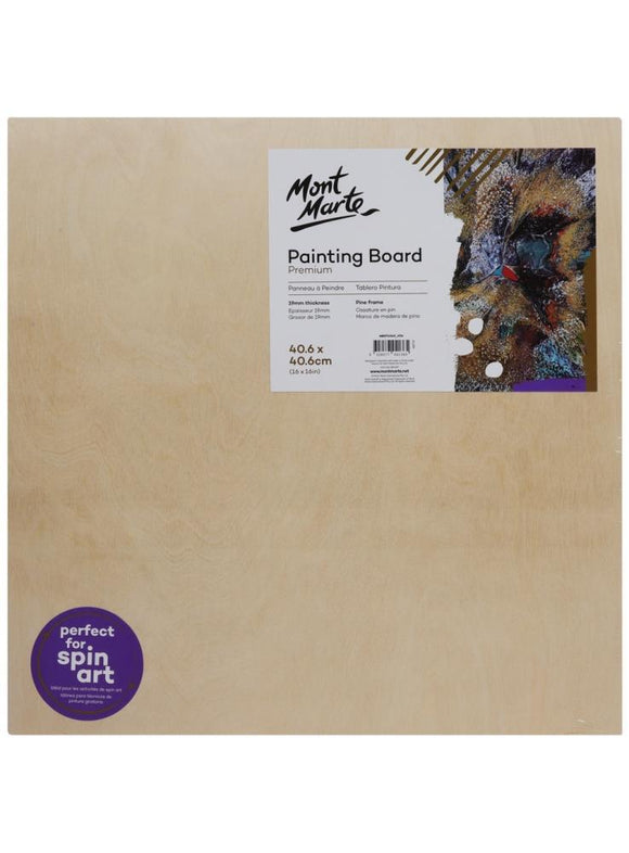 Mont Marte Premium Painting Board 40.6X40.6Cm (16 X 16In)