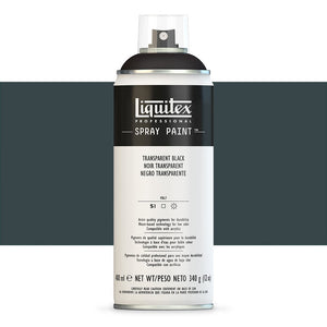 Liquitex Acrylic Spray 400Ml Transparent Black