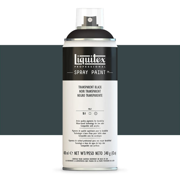 Liquitex Acrylic Spray 400Ml Transparent Black