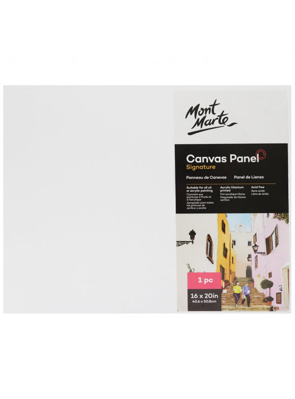 Mont Marte Signature Canvas Panel 1Pc 40.6 X 50.8Cm (16 X 20In)